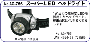 AG-756 X[p[LED wbhCg